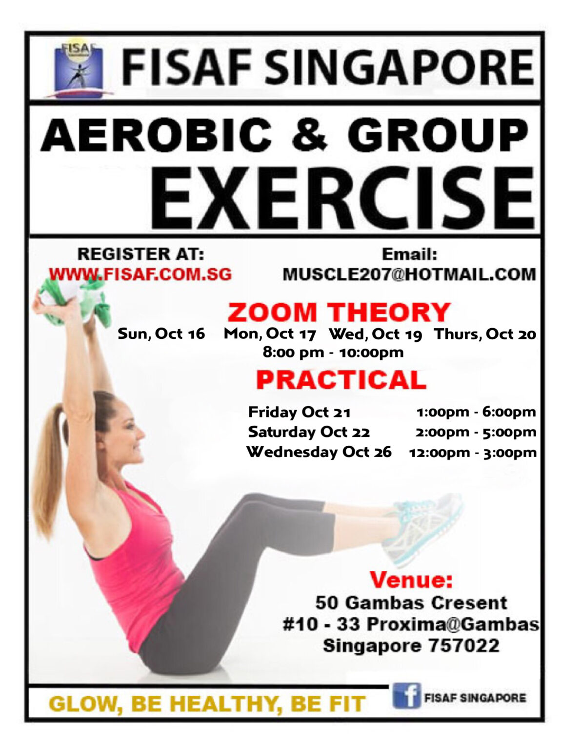 October 2022 FISAF Aerobic Group Exercise Instructor Certification October 2022 FISAF Aerobic Group Exercise Instructor Certification